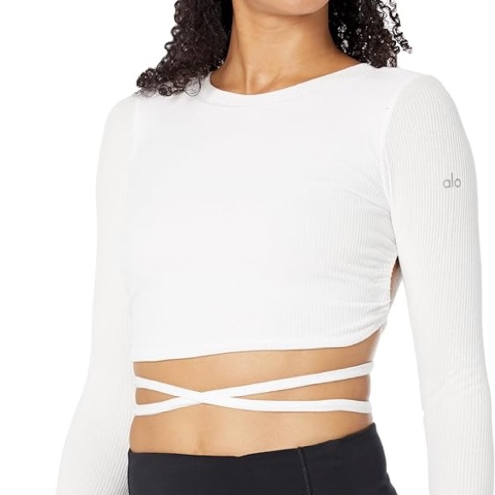 Alo Ribbed Manifest Long Sleeve